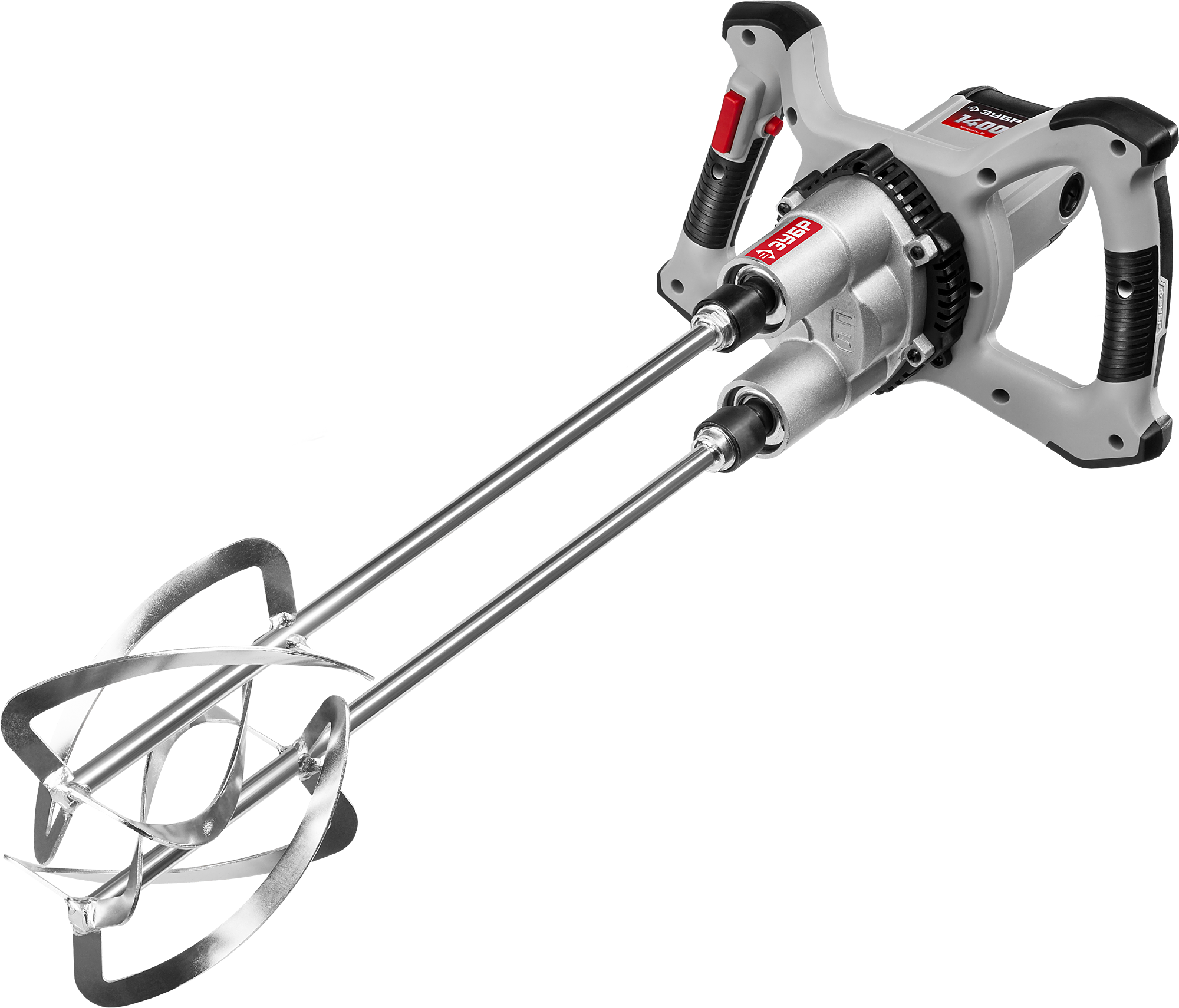 Миксер строительный МРД-1400, 1400Вт, двойной, 2 скорости, ЗУБР