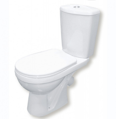 Унитаз-компакт"Комфорт Люкс"белый с арм. и сиденьем микролифт