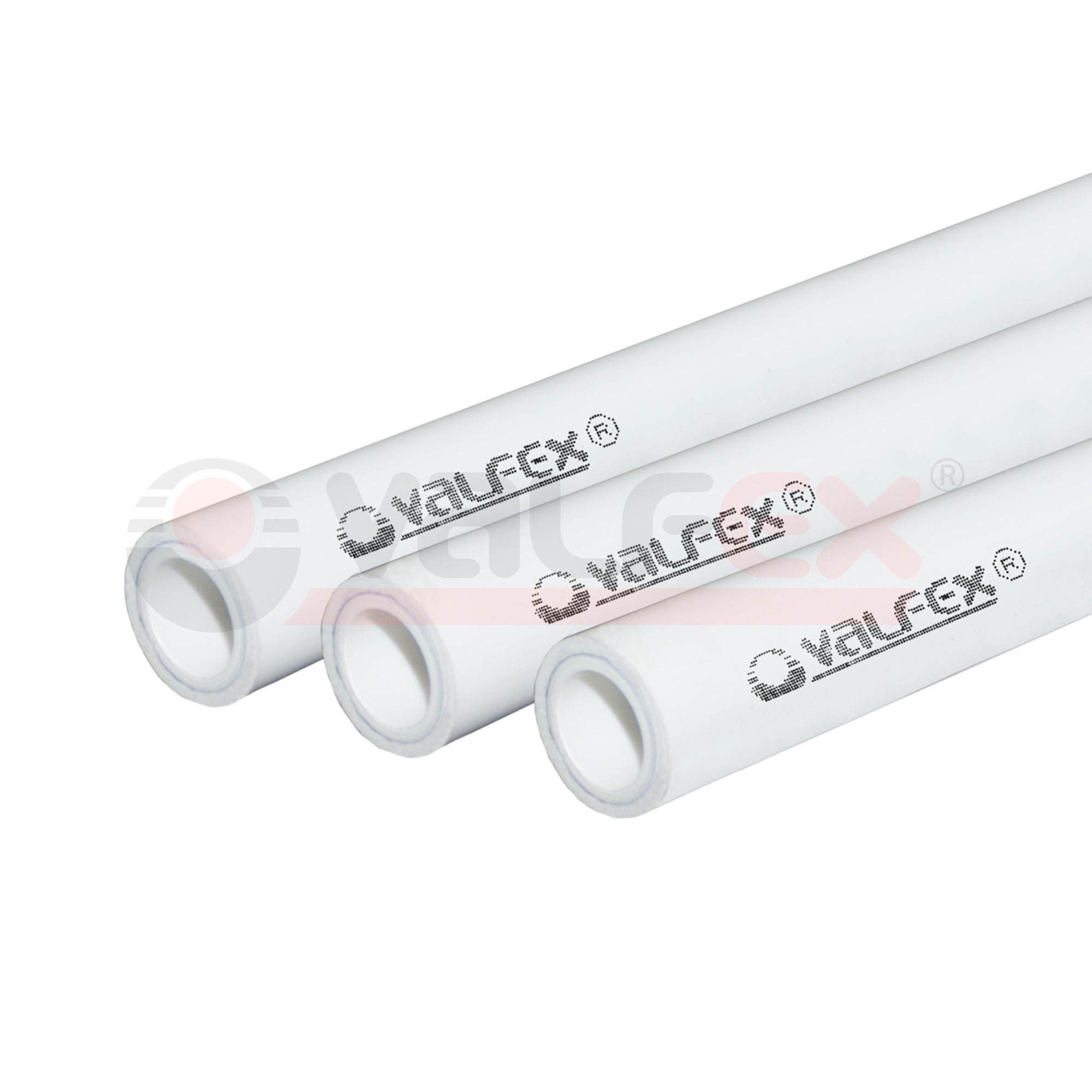 Труба PP-R PN25 DN 40 ALUMINIUM армир. алюм. по центру Valfex