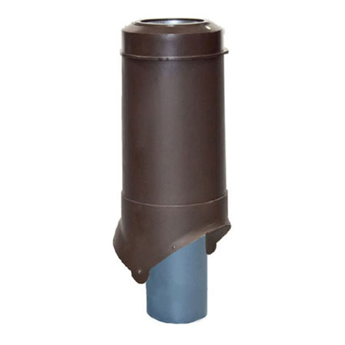 Выход канализации Krovent Pipe-VT IS 125/100-500 коричневый