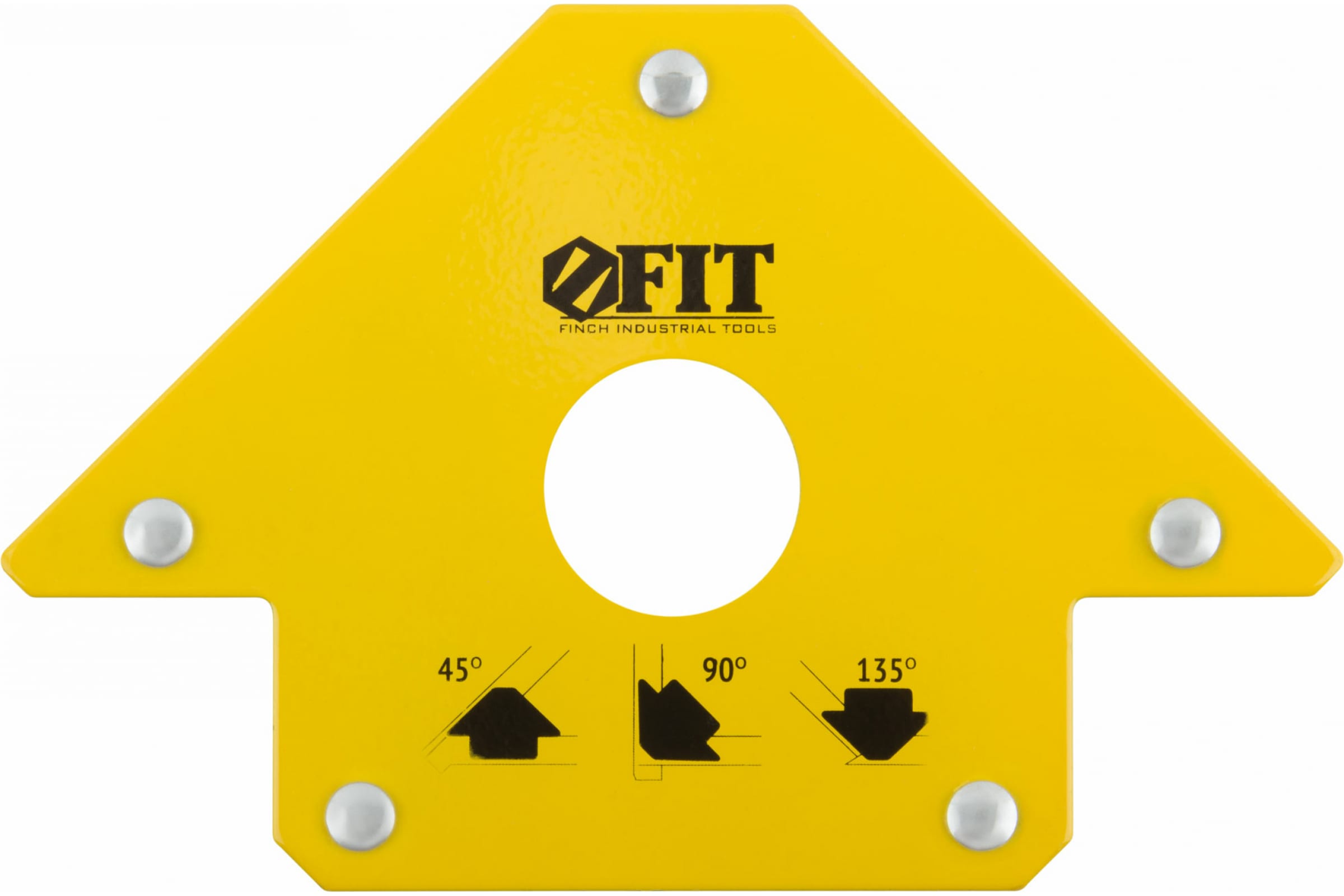 Угольник для сварки "Стрелка" магнитный 45гр, 90гр, 135гр, 11кг