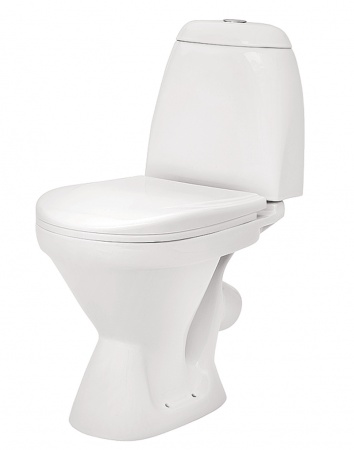 Унитаз-компакт"Римини" косой вып., 2/реж сиденье дюропласт  Сантек