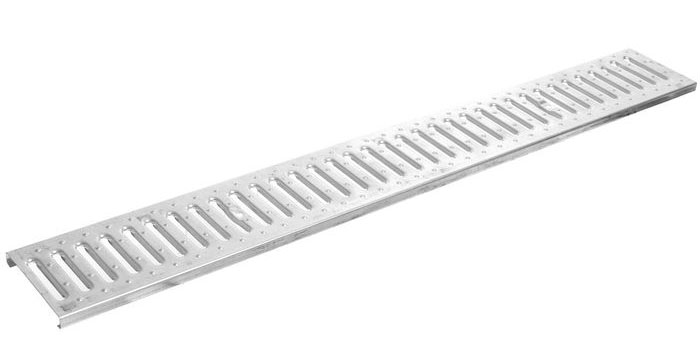 Решётка канала стальная (1,00м х 0,13м)