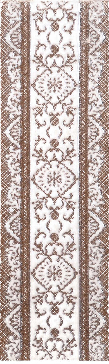Плитка 250*75 GC Шамони коричневая бордюр