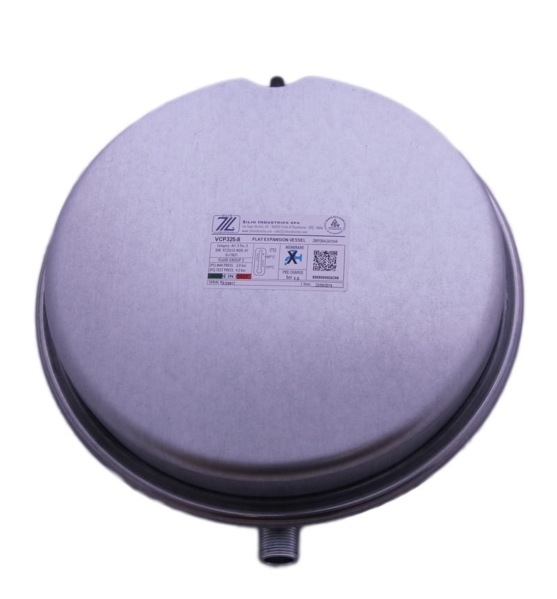 Расширительный бак F12 л для отопления плоский (верт)