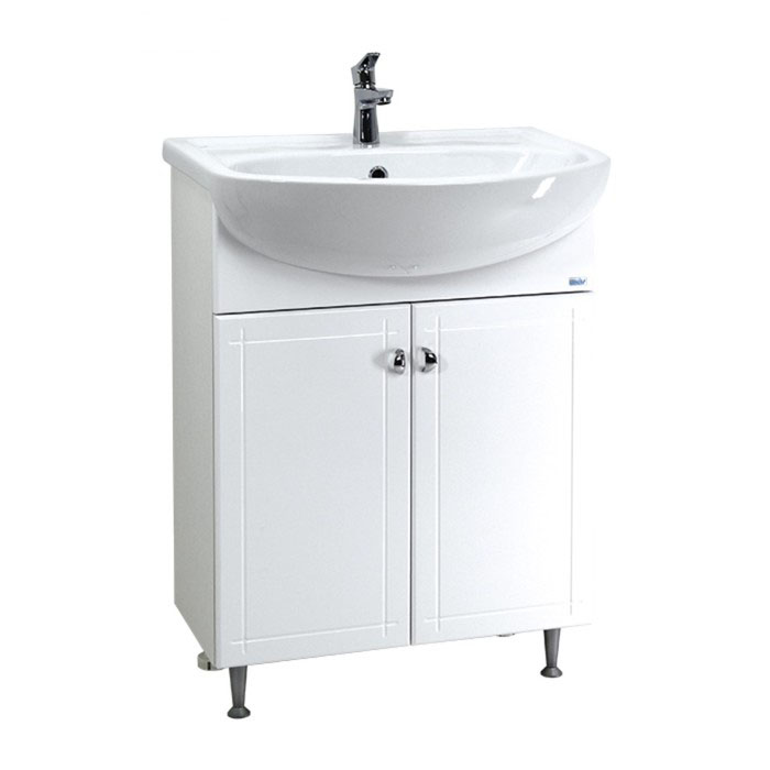 Мебель д/ванной Троя 55 03 Линдис тумба-умывальник 55см белый