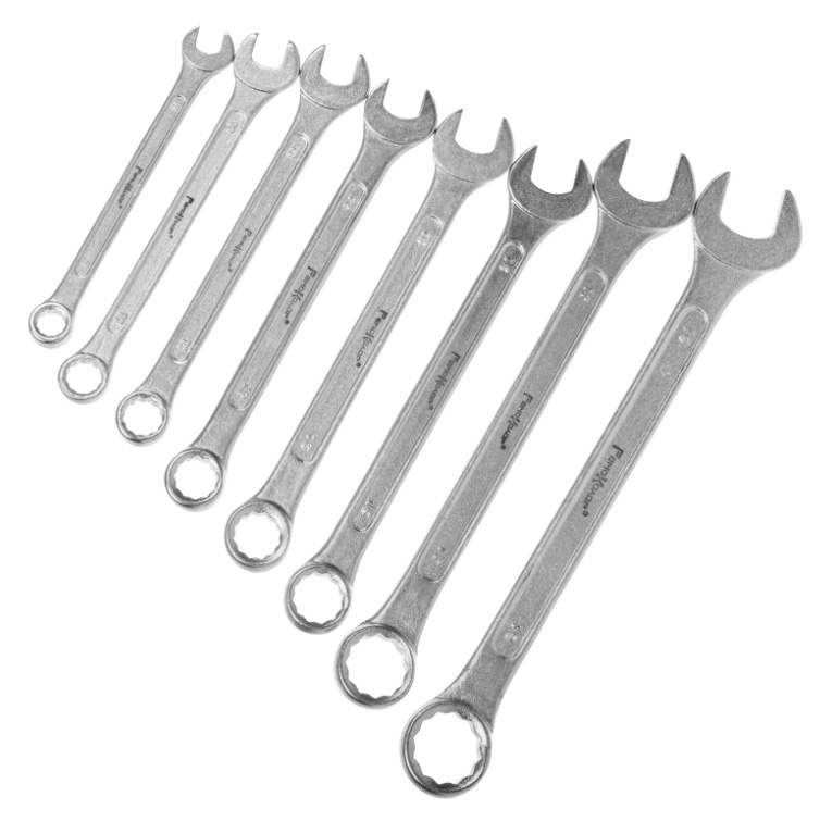 Набор ключей комбинированных, 8-19мм, 8шт 43-2-508   