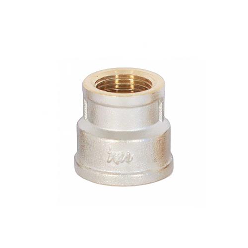 Муфта прямая 1" г/г никель