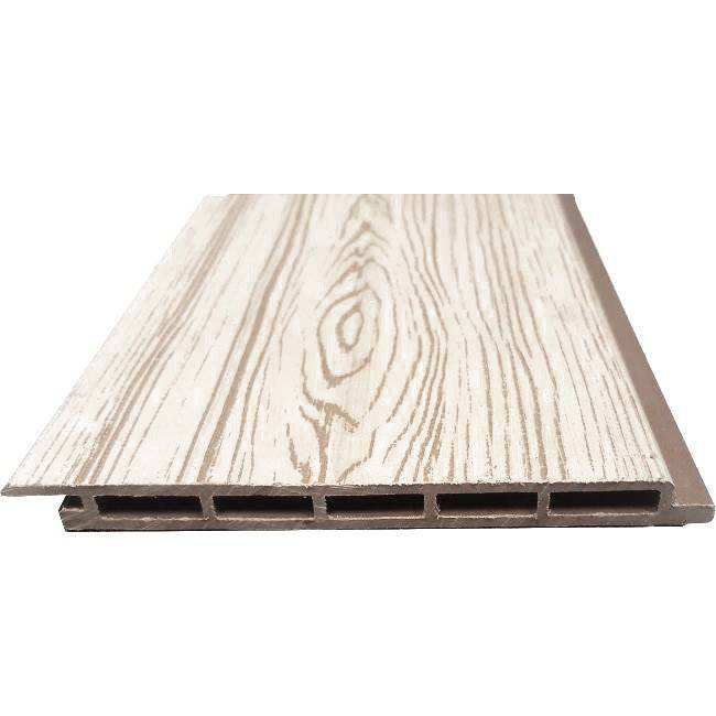 Фасадная панель (сайдинг) ДПК 170*14*3000мм слоновая кость