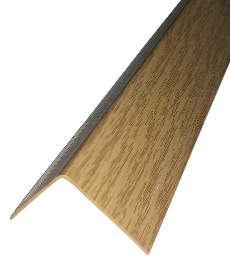 Панели пласт  угол дуб светлый 20*20 торцевой 2,7м Идеал