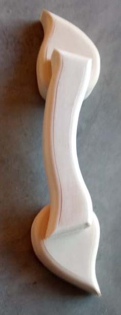 Ручка дверная "Лепесток" д/бани (Липа) 