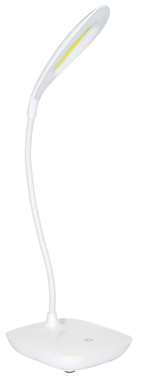 Светильник светодиод. настольный 3хАА(LR6) + USB-кабель 3 режима белый Спутник 325