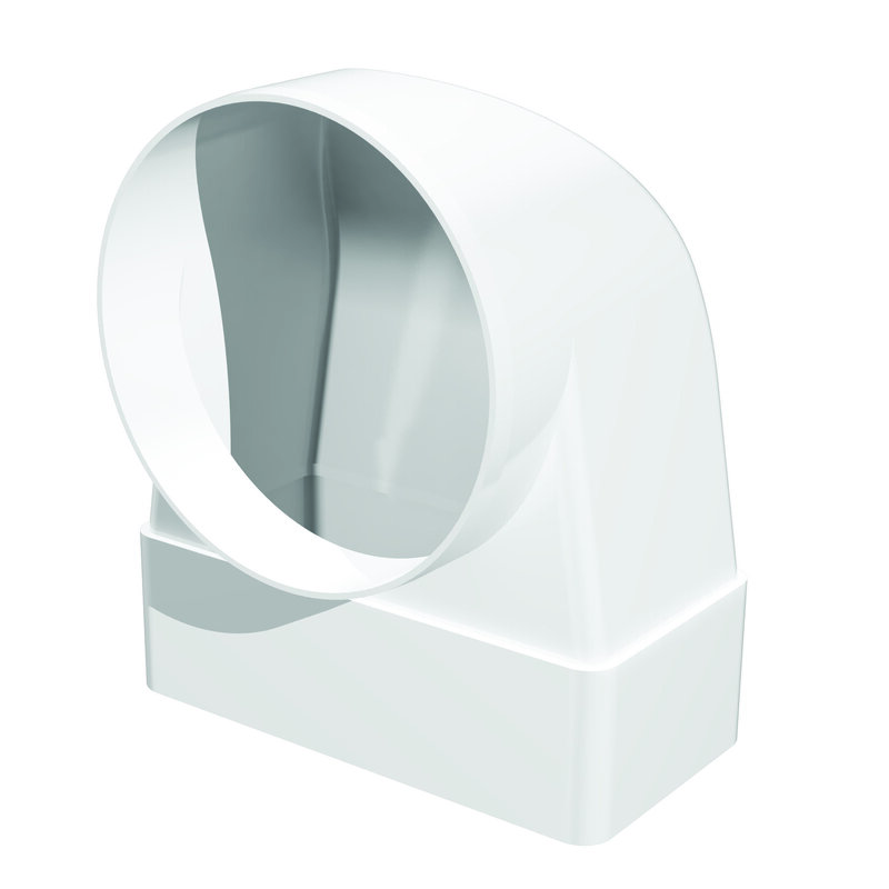 Колено d=100 х 204х60 мм ЭРА 620СК10КП