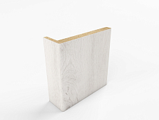 Обналичка CPL дуб снежный 24*70*2150 прямой телескоп