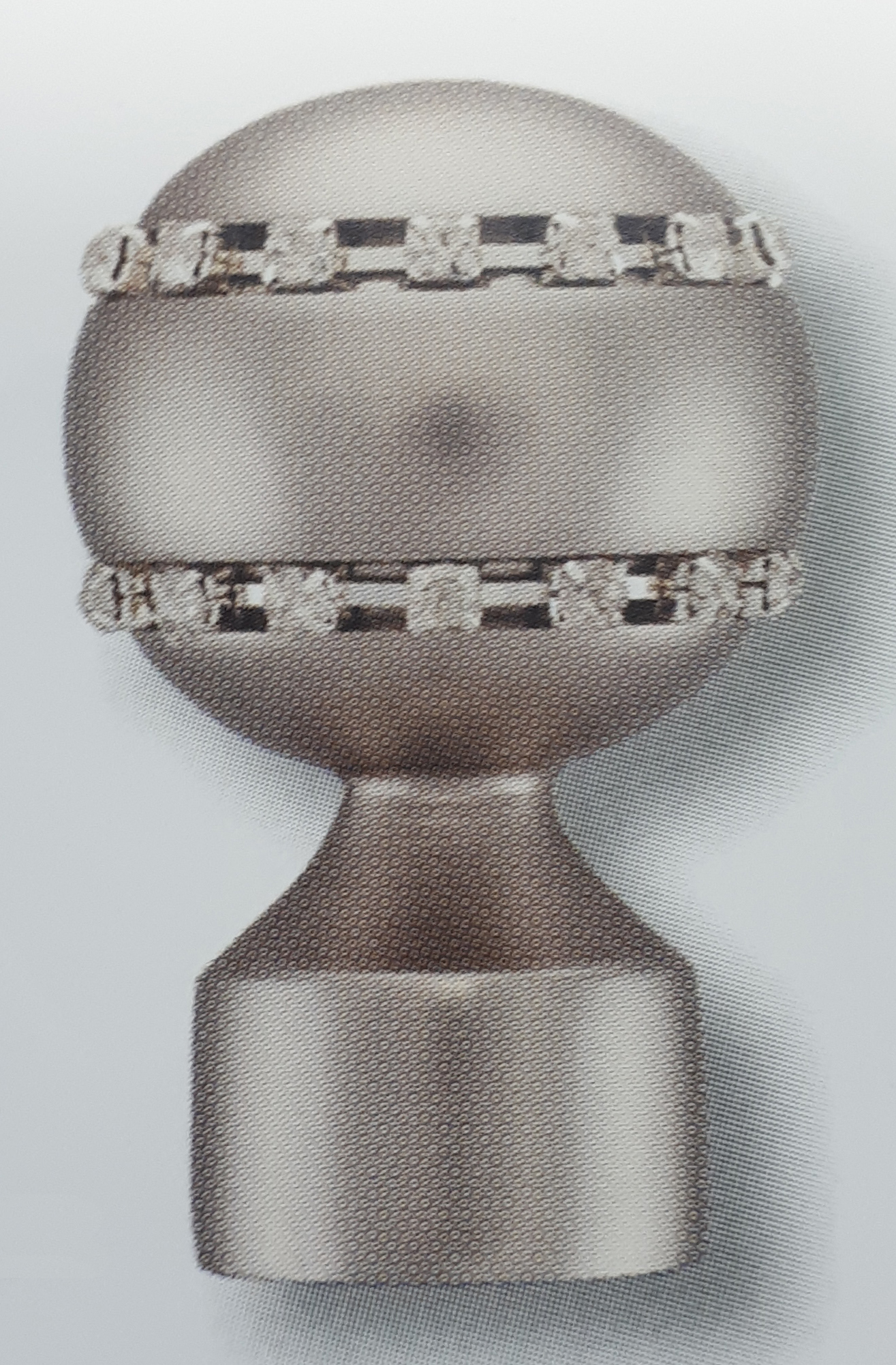 Наконечник д.16 Сатин Шар со стразами