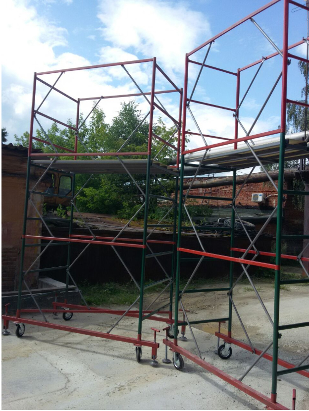 Вышка ПСРВ-7,5- 5,09м сборно-разборная передвижная