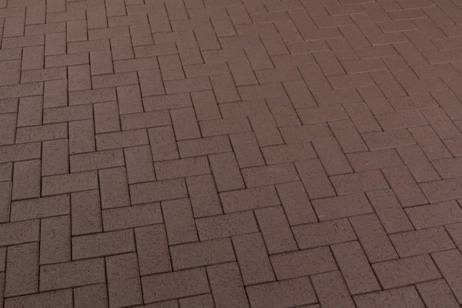 Плитка тротуарная Кирпич 200*100*60 коричневая 