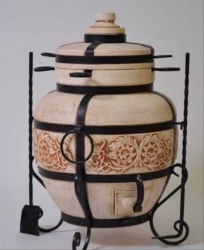 Тандыр Хайдар, шампура(8шт), "солнышко" для шампуров, колосник, совок, кочерга, 800*630*510мм НСТ