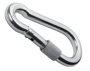 Карабин с фиксатором D 10х100 DIN 5299 Пожарный