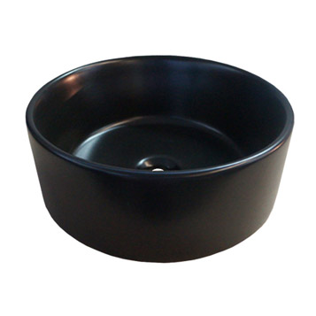 Умывальник 103МВ черный матовый для столешницы (358*358*137) COMFORTY