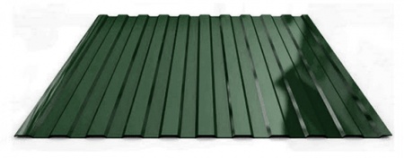 Профнастил полимер С8 1150/1200 0,4  2м RAL 6005(зеленый мох )