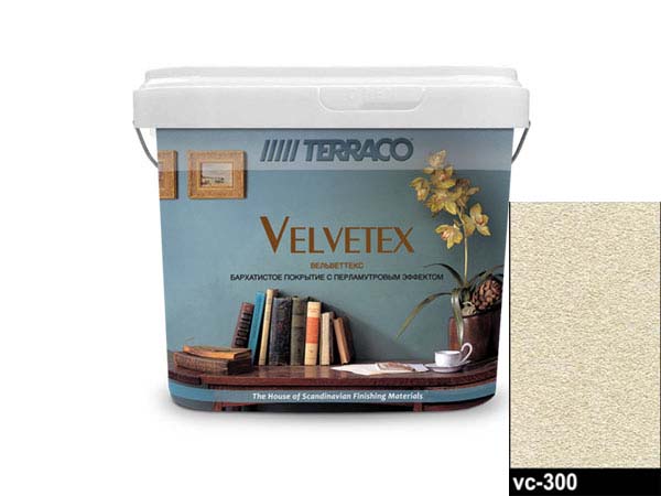 Декоративное покрытие 1кг перламутровое Вельветтекс VC300