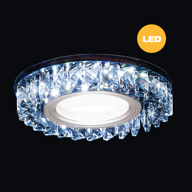 Светильник потолочный CRYSTAL LED-1 MR16 черный 00-0105