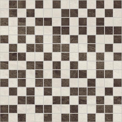 Плитка 300*300 Laparet Crystal мозаика коричнневая+бежевая