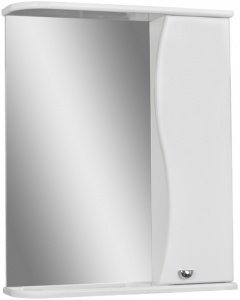 Мебель д/ванной Волна 50 зеркало-шкаф правый АЙСБЕРГ