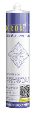 Клей-герметик KRONbuild Crystal прозрачный 360гр.