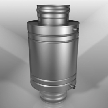 Теплообменник Титан 8, 8л, D115, AISI 201, круглый, ТиС