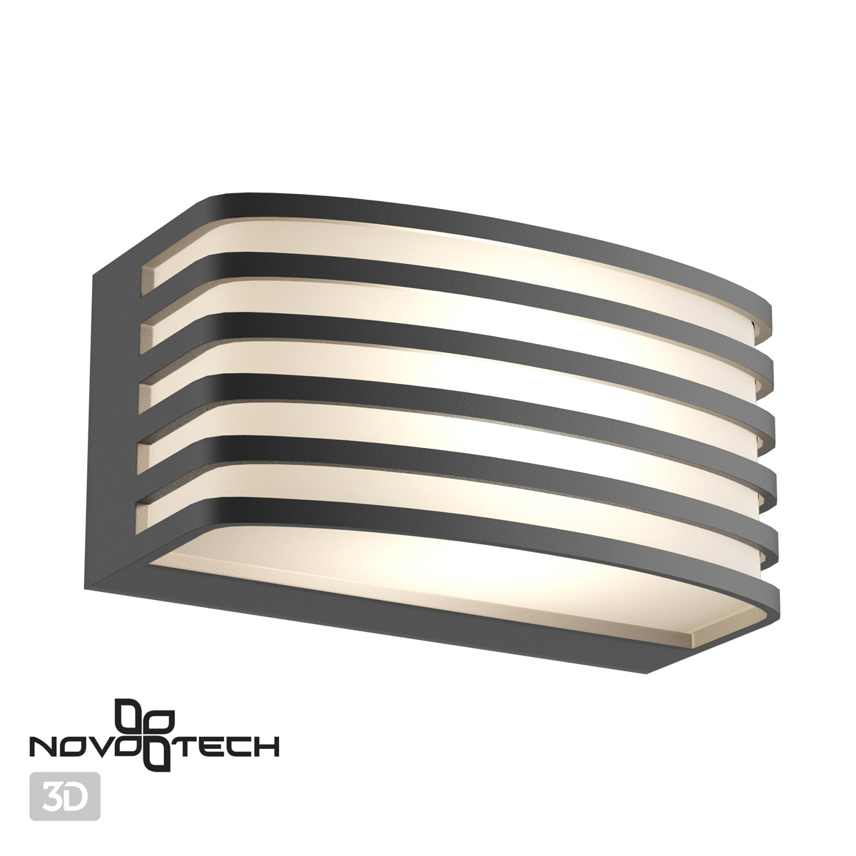 Светильник ландшафтный настен. 370638 NOVOTECH STREET NT19 183, IP54, т/серый, Е27  20W ZEBRA