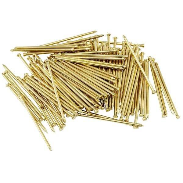 Гвозди  35*1,4 финишные латунь (40шт)