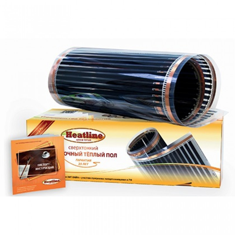 Теплый пол Пленочный ширина-0,5м 150Вт/м2 HLS-150 Heatline Россия