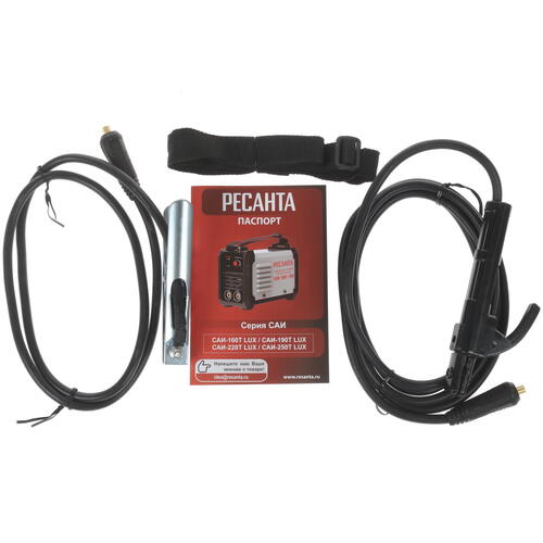 Сварочный аппарат инверторный САИ 220Т LUX 10-220А, 6,2кВт, до 5мм, 140-260В Ресанта