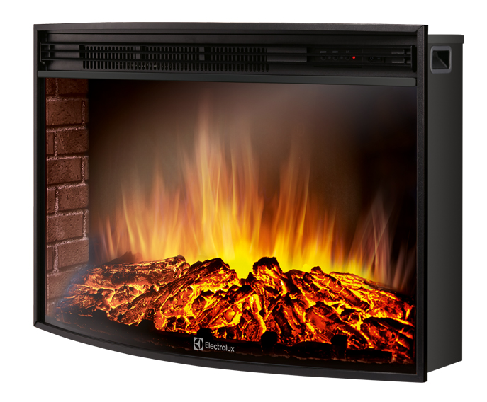 Очаг электрический(камин) EFP/P-3320RLS 2,0кВт, 220В, 33 дюймов, 767х537х279мм, панорама Electrolux