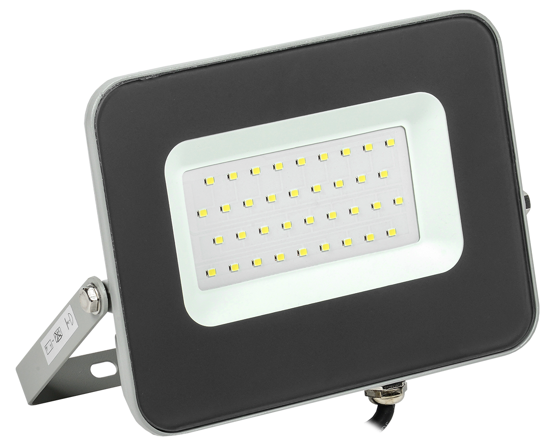 Прожектор светодиодный  30Вт СДО-07-30 6500К 2700Лм IP65 IEK 701-30-К03