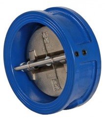 Клапан обратный Ду100 межфланцевый двухстворчатый