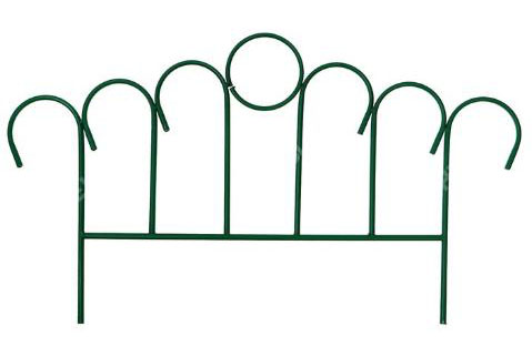 Забор Садово-парковый металл Восход 0,49*4,15м 