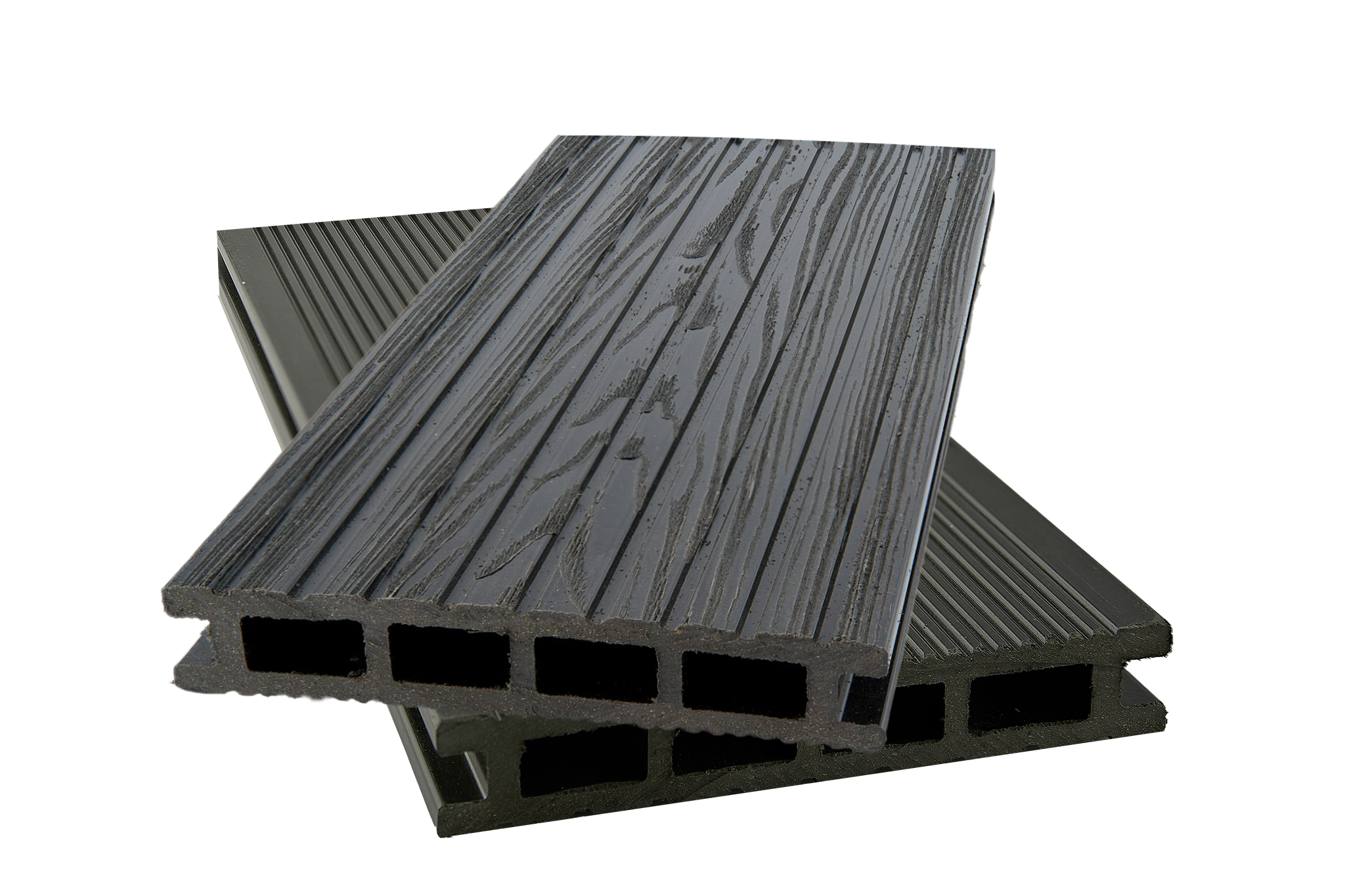 Террасная доска ДПК 26*150*4000мм TAVOLA ECO Винтаж 3D вельвет крупный черный 