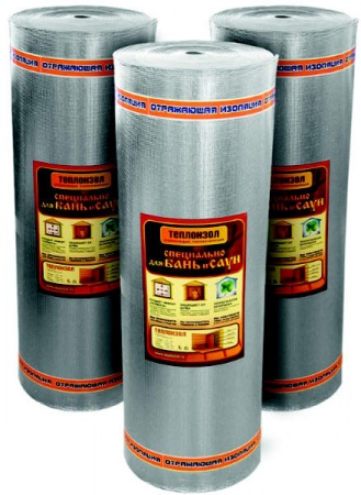 Изоляция "Теплоизол-Ф" 8мм шир1,2/1 мет. д/бани