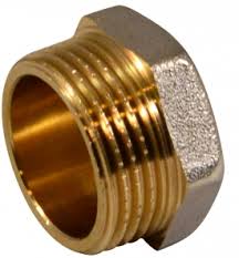 Заглушка с нар. рез. 3/4" никель