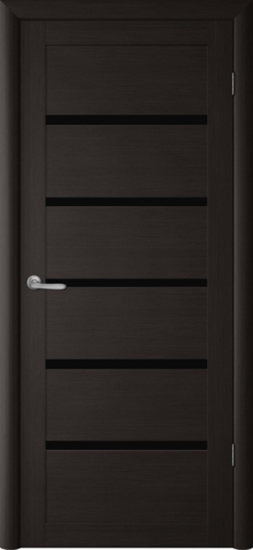 Дверн.полотно Вена Темный кипарис  ДО 800 стекло черное 