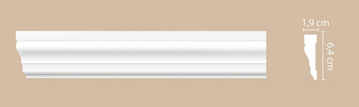 Дюропрофиль молдинг А031 (64*19*2000)