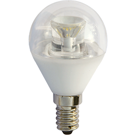 Лампа светодиодная LED-шар прозрачный 6Вт 220В Е14 4000K Ecola