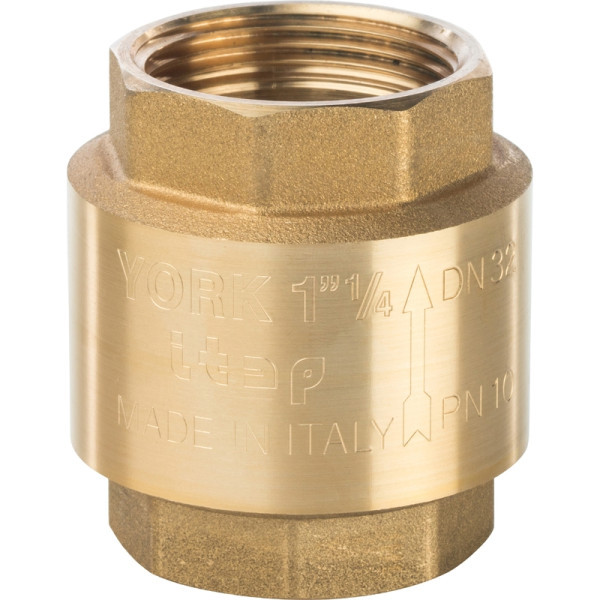 Клапан обратный 1 1/4" с латунным седлом 