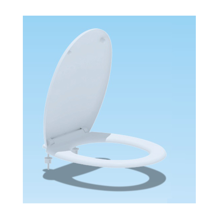 Сидение д/унитаза АНИ ПЛАСТ WS0100 п/п пласт.крепл.(Элегант, Фаворит, Универсал, Дебют)