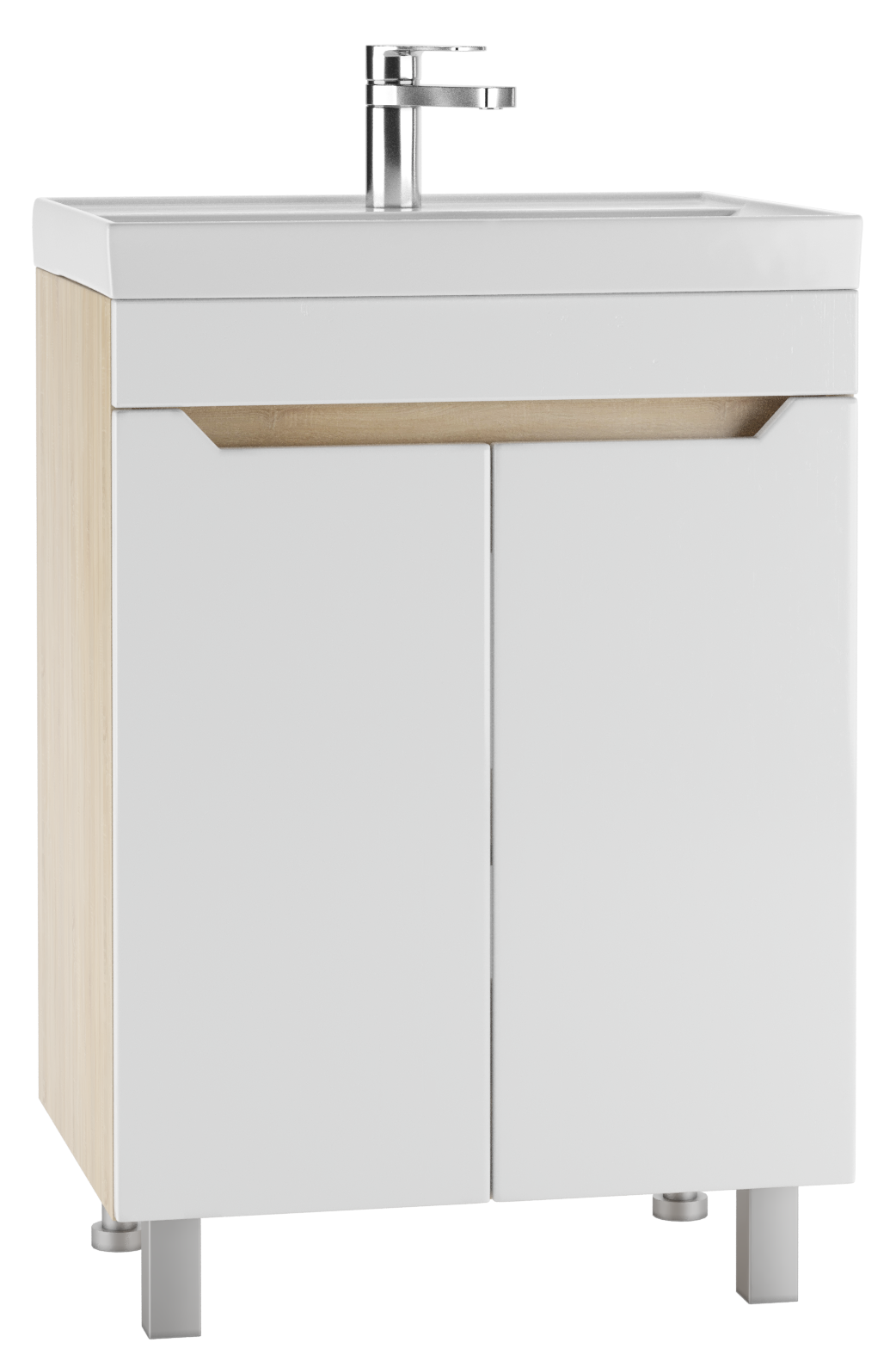 Мебель д/ванной Мечта 60 тумба Дуб сонома DM2313T БЕЗ умывальника (Como 60) Айсберг