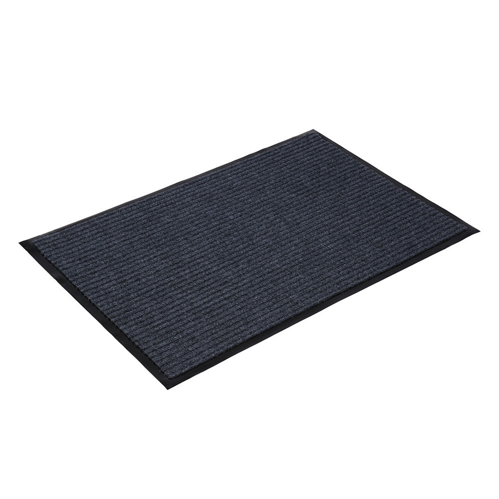 Коврик 60*90см VORTEX ребристый серый 22087/24195