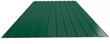 Профнастил полимер СП20 1100/1150 0,4  2м RAL 6005(зеленый мох)